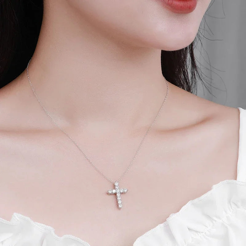 Cross Pendant w/ Necklace