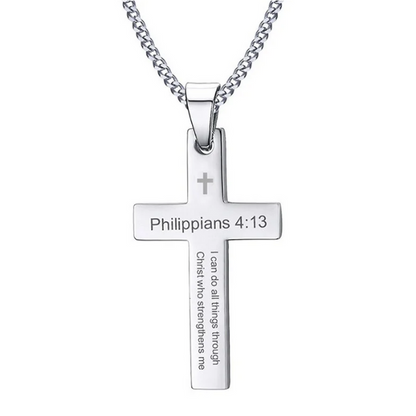 Philippians 4:13 Pendant w/ Necklace